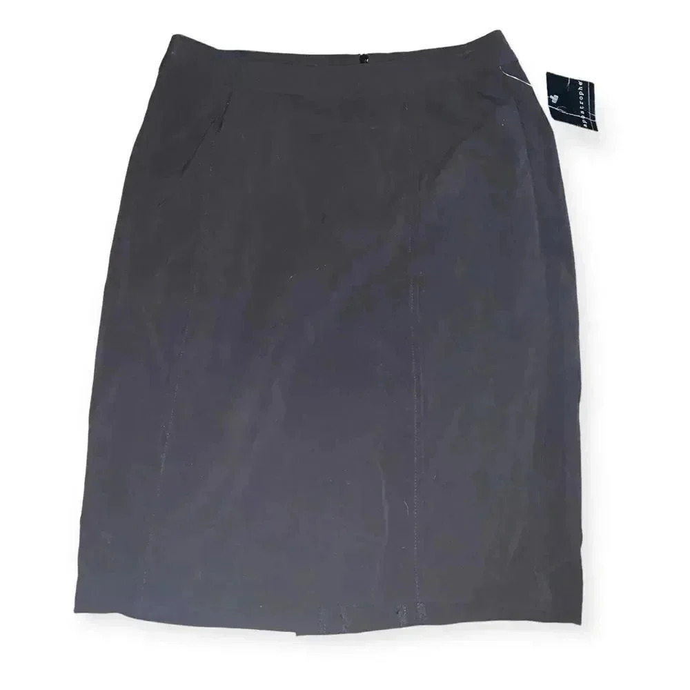 Apostrophe pencil skirt ruched backing